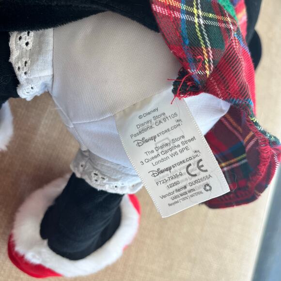 Disney Store Exclusive 2012 Christmas Mickey & Minnie Plush w/ Vintage Ornaments - Picture 7 of 8